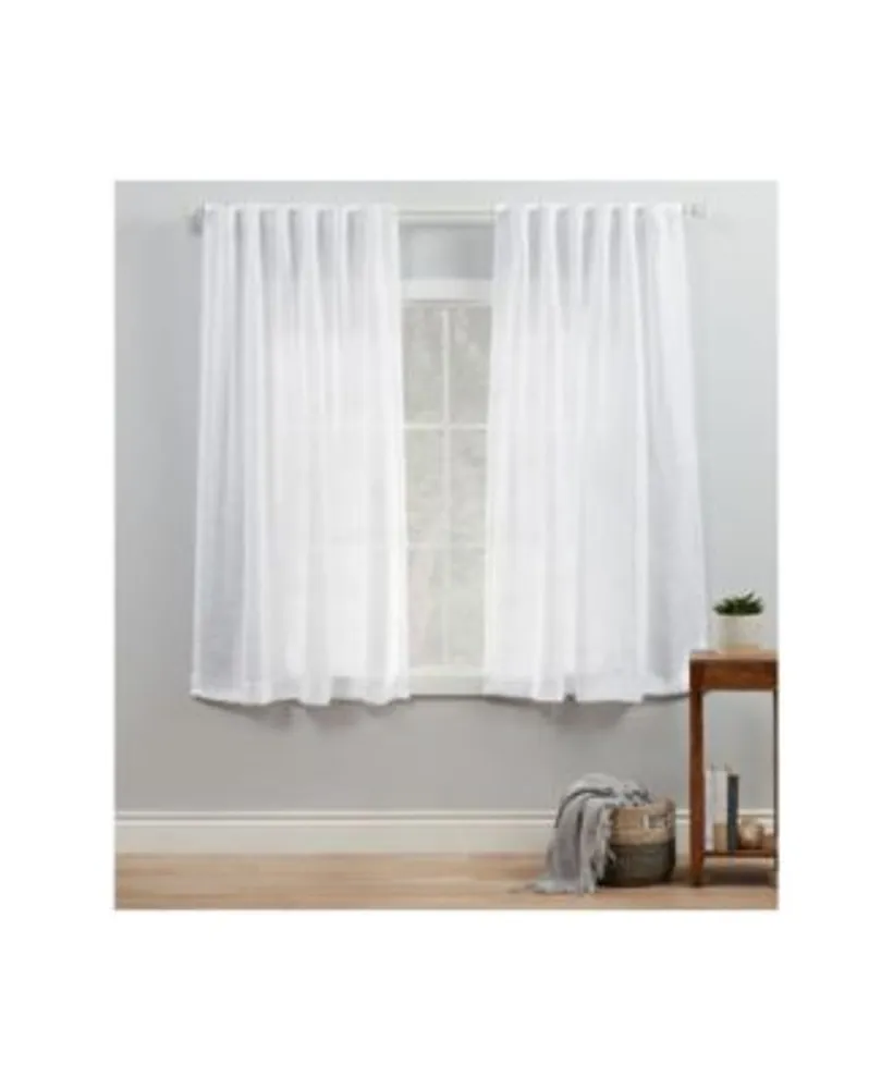 Exclusive Home Curtains Bella Sheer Hidden Tab Top Curtain Panel Pair