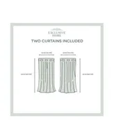 Exclusive Home Curtains Academy Total Blackout Grommet Top Curtain Panel Pair