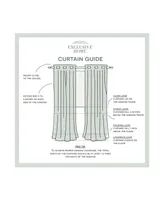 Exclusive Home Curtains Chateau Striped Grommet Top Curtain Panel Pair, 54" x 84"