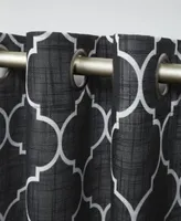 Exclusive Home Curtains Bensen Trellis Blackout Grommet Top Curtain Panel Pair Set Of 2