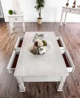 Vera Antique White Coffee Table