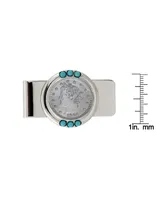 Men's American Coin Treasures Liberty Nickel Turquoise Coin Money Clip