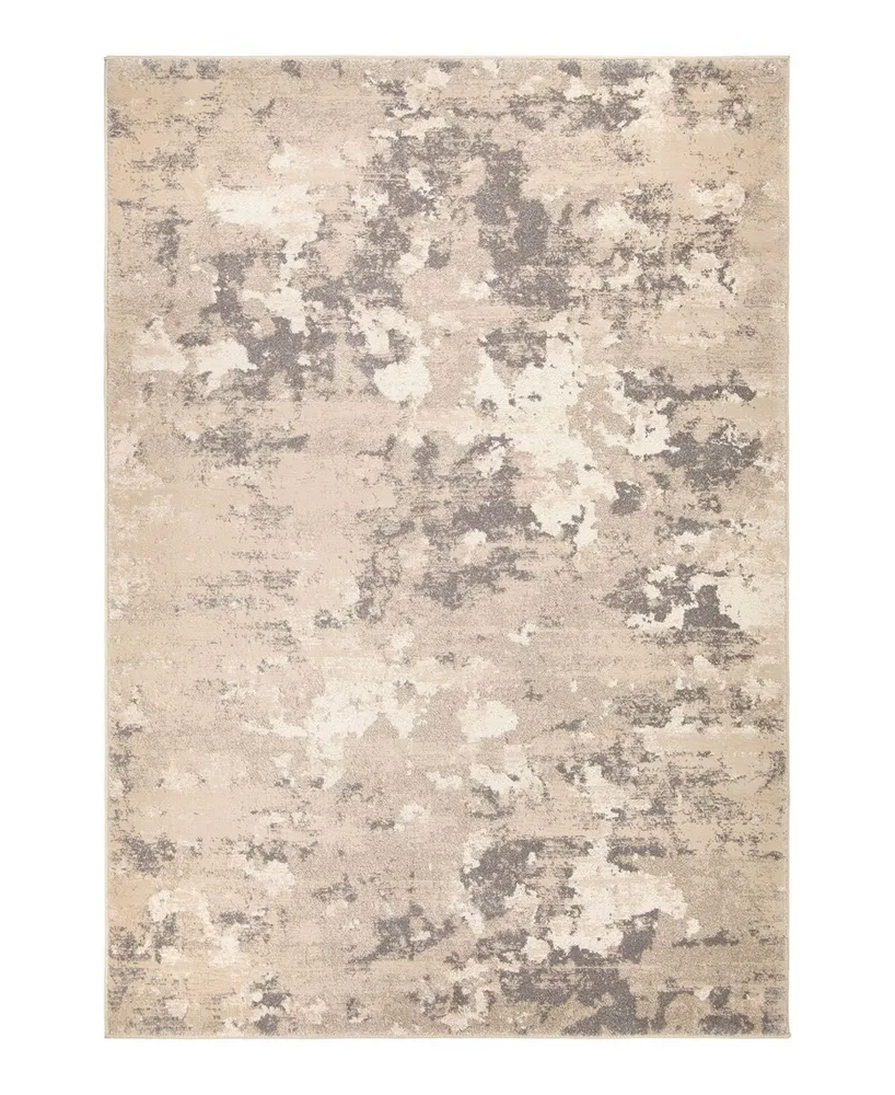 Orian Illusions Wilfrid Neutral 6'7" x 9'6" Area Rug