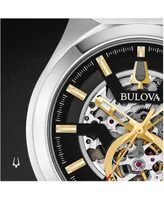 Bulova Men's Automatic Maquina Stainless Steel Bracelet Watch 46mm