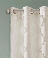 Eden Fretwork Burnout Sheer Curtain Panel, 50"W x 95"L