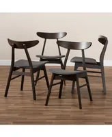 Furniture Britte Modern Upholstered 4 Piece Dining Chair Set