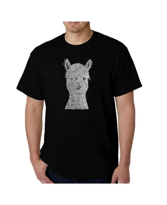 La Pop Art Men's Word - Alpaca T-Shirt