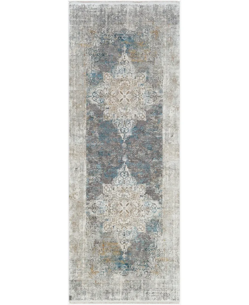 Surya Solar Sor- Mist 3' x 8' Runner Area Rug