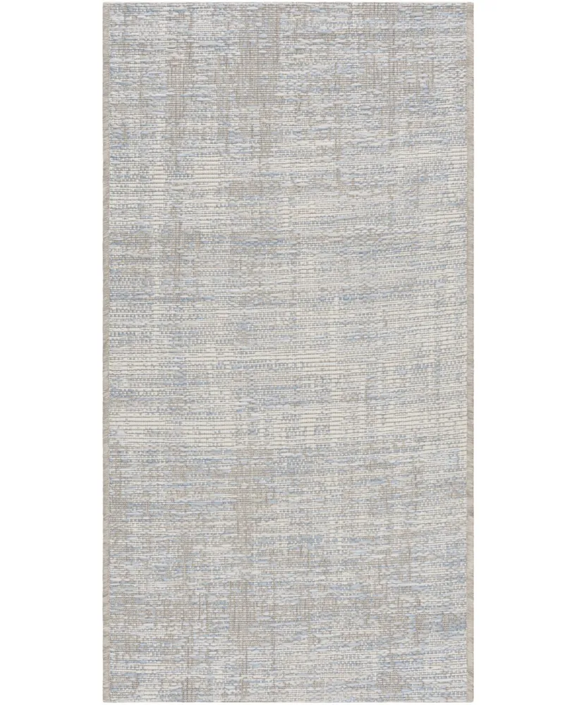 Livabliss Santa Cruz Stz-6013 Mist 2' x 3'7" Outdoor Area Rug