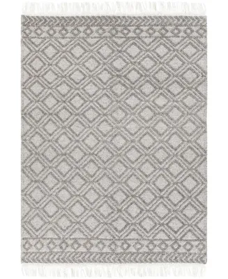 Closeout! Farmhouse Tassels Fts-2302 Black 8' x 10' Area Rug