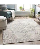 Surya Rugs Monaco Moc 2301 Silver Area Rug