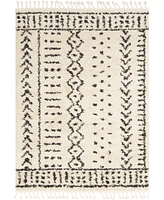 Livabliss Berber Shag Bbe-2311 Charcoal 3'11" x 5'7" Area Rug
