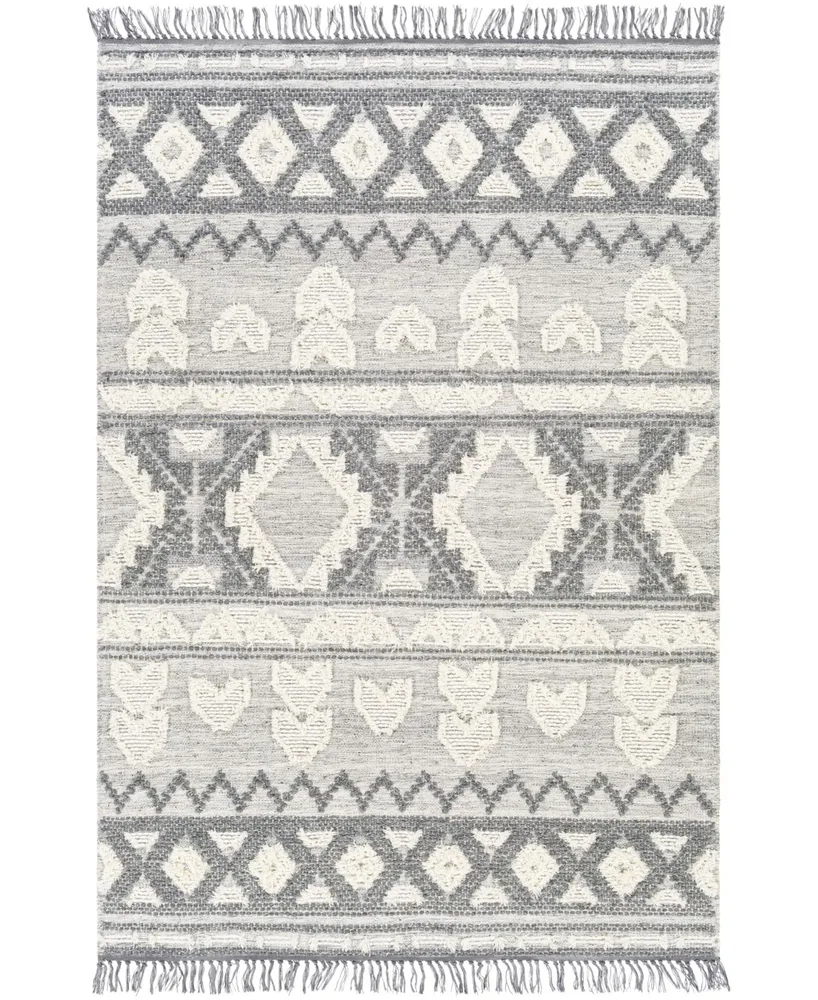 Closeout! Surya Cheyenne Chy-2308 Charcoal 4' x 6' Area Rug