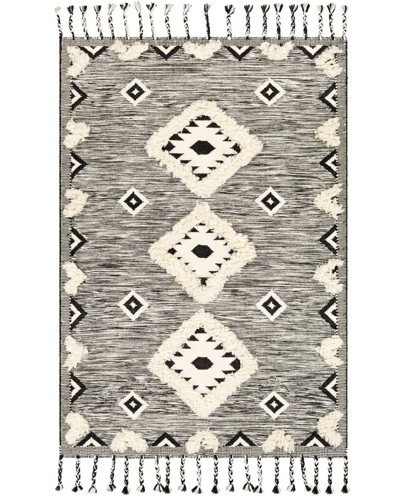 Closeout! Surya Apache Apa-2302 Black 2' x 3' Area Rug