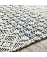 Closeout Surya Farmhouse Tassels Fts Denim Rug