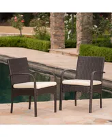 Noble House Rosario Outdoor Dining Chairs, Set of 2