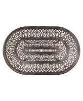 Noble House Lopez Outdoor Cast Oval Dining Table