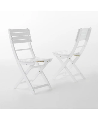 Noble House Positano Outdoor Foldable Dining Chairs