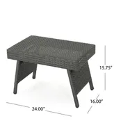 Noble House Anthony Outdoor Folding Side Table