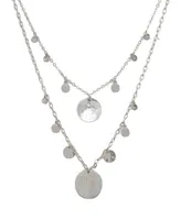 Ettika Pacific Princess Layered Shell Disc Women's Necklace Set