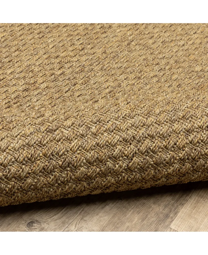 Jhb Design Magu MAG06 Tan 8'6" x 13' Outdoor Area Rug