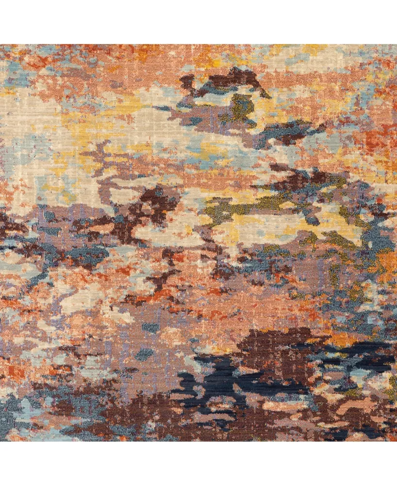 Jhb Design Arcadia ARC03 Multi 5'3" x 7'6" Area Rug