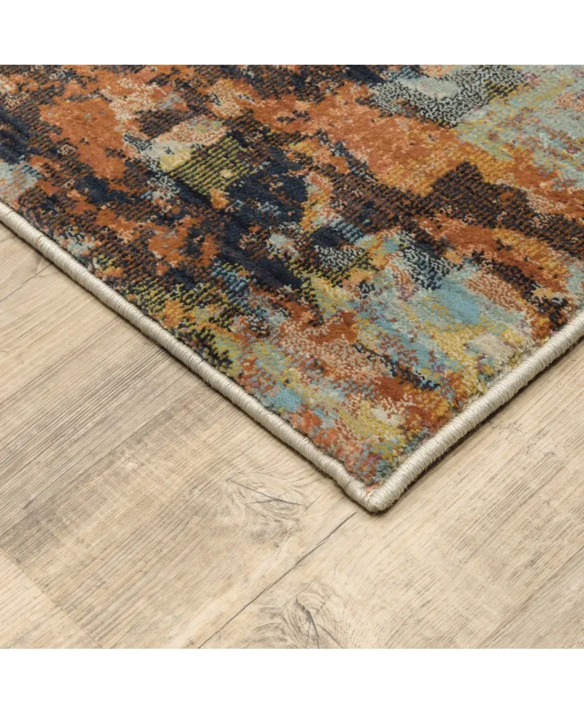 Jhb Design Arcadia ARC03 Multi 5'3" x 7'6" Area Rug