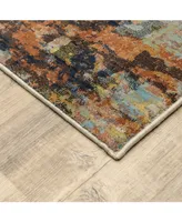 Jhb Design Arcadia ARC03 Multi 5'3" x 7'6" Area Rug