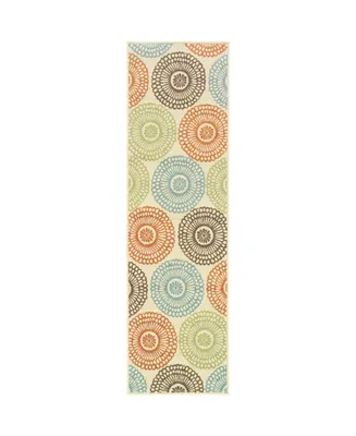 Jhb Design Negril NEG06 2'3" x 7'6" Runner Rug