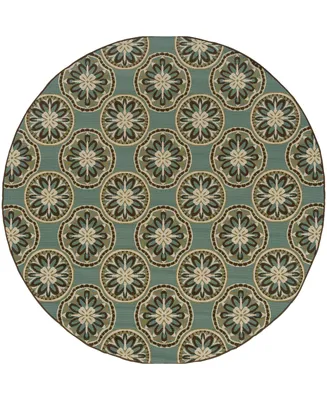 Jhb Design Negril NEG09 Blue 7'10" Round Rug