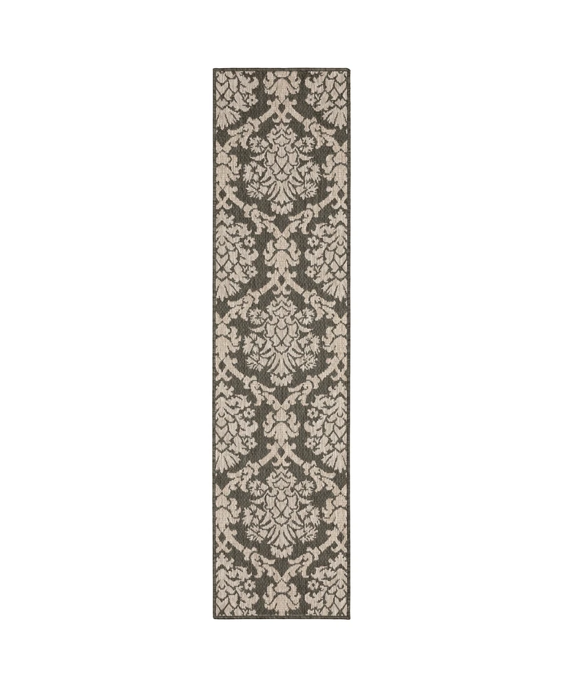 Oriental Weavers Latitude 8020K Gray 1'10" x 7'6" Runner Rug