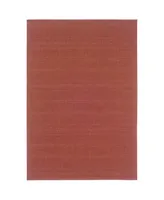 Oriental Weavers Lanai LAN05 Red 3'7" x 5'6" Outdoor Area Rug