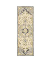 Jhb Design Garden GAR02 Blue 2'6" x 8' Runner Rug