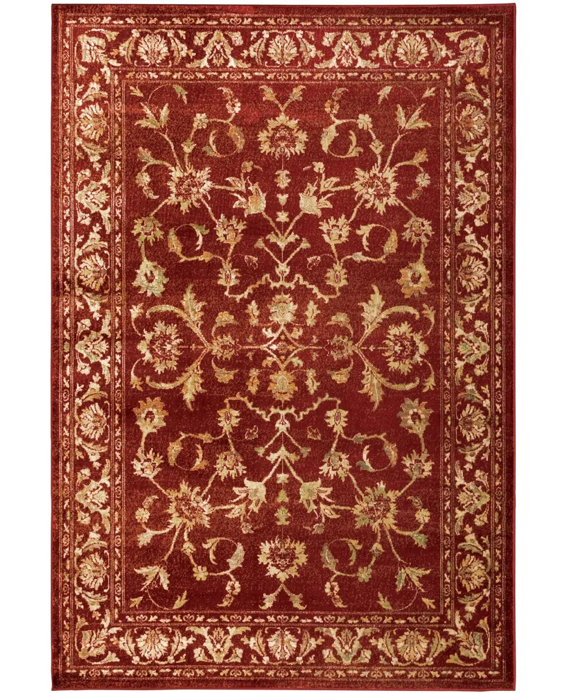 Jhb Design Romeo ROM02 Red 6'7" x 9'2" Area Rug