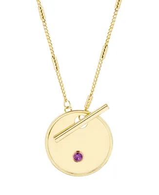 brook & york Grace Birthstone Toggle Necklace