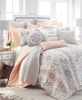 Levtex Darcy Paisley Damask Reversible -Pc. Quilt Set