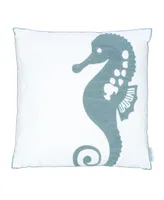 Levtex Maui Seahorse Decorative Pillow, 18" x 18"