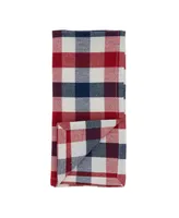 Saro Lifestyle Gingham Check Napkin Set of 4