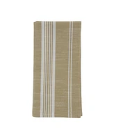 Saro Lifestyle Striped Napkin Set of 4