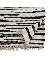 Saro Lifestyle Zebra Chindi Runner