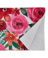 Saro Lifestyle Santa Monica Floral Table Runner