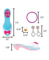 Hey Play Princess Dress Up Set - Pretend Play Costume Accessories For Tea Parties, Halloween And Birthdays