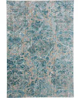 Feizy Keats R3475 Aqua 7'10" x 11'" Area Rug