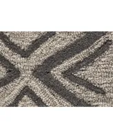 Feizy Enzo R8733 Charcoal 2' x 3' Area Rug