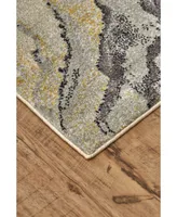 Feizy Bleecker R3602 Slate 6'7" x 9'6" Area Rug