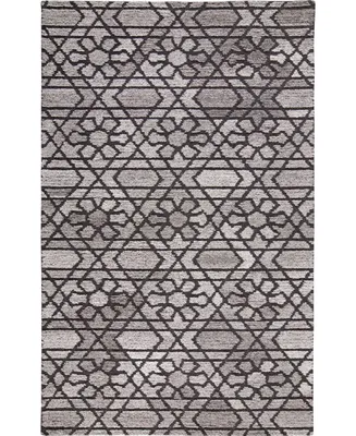 Feizy Asher R8766 Gray 5' x 8' Area Rug