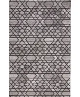 Feizy Asher R8766 Gray 5' x 8' Area Rug