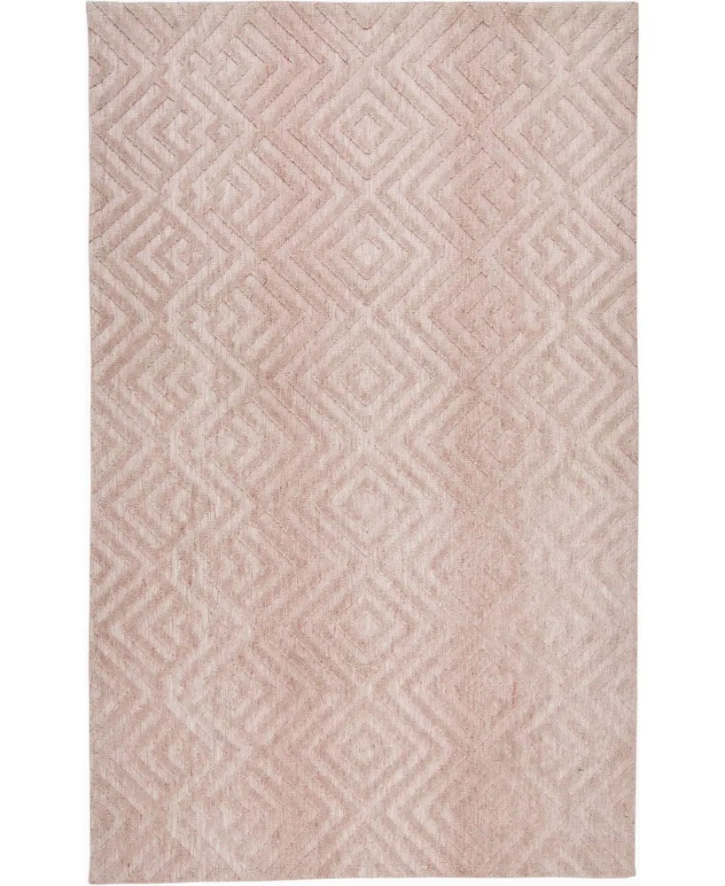 Feizy Colton R8792 Rose 5' x 8' Area Rug