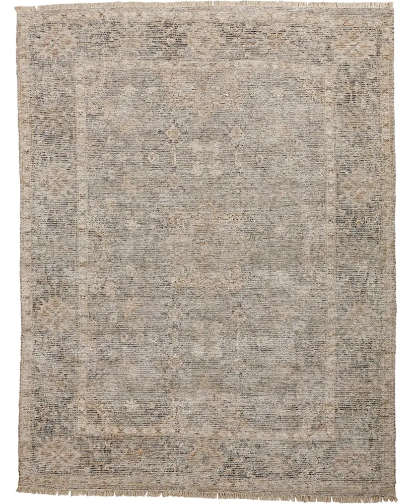 Feizy Caldwell R8799 Gray 7'6" x 9'6" Area Rug