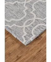 Feizy Belfort R8775 Gray 5' x 8' Area Rug